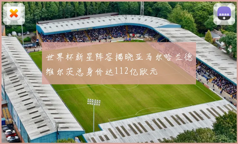 世界杯新星阵容揭晓亚马尔哈兰德维尔茨总身价达112亿欧元